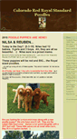 Mobile Screenshot of coloradoredroyalstandardpoodles.com